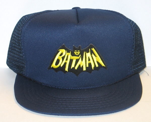 Batman 1960's TV Show Cape and Name Logo Baseball Cap Hat NEW