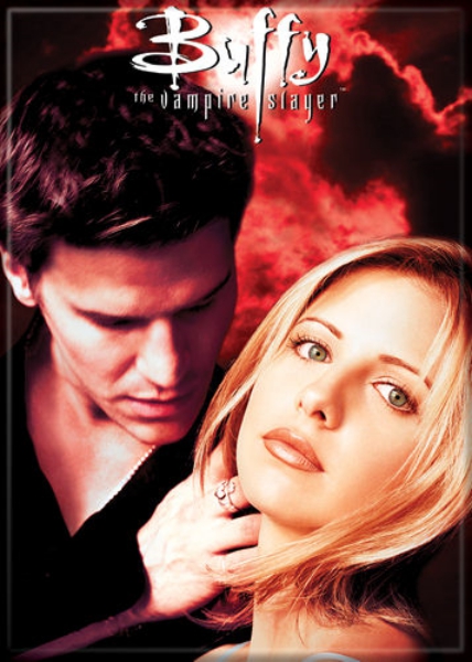 Buffy The Vampire Slayer Buffy and Angel Photo Refrigerator Magnet NEW UNUSED picture