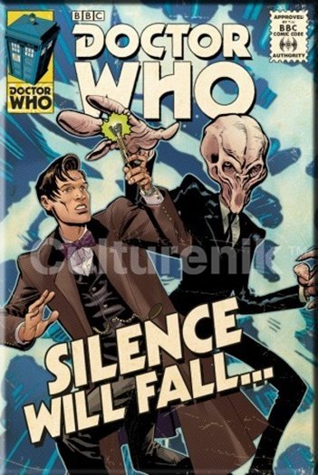 Doctor Who Silence Will Fall Comic Cover 2 x 3 Refrigerator Magnet, NEW UNUSED picture