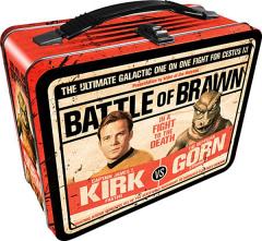 Star Trek Classic TV Series Kirk vs. Gorn Poster Tin Tote Lunchbox NEW UNUSED picture