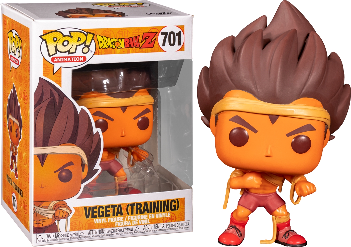 Heerlijk Pat Collectief Dragon Ball Z Anime Vegeta Training Vinyl POP! Anime Figure Toy #701 FUNKO  DBZ - Eventeny