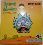 Rick and Morty Bushworld Adventures Bushland Rick Crazy Face Metal Enamel Pin