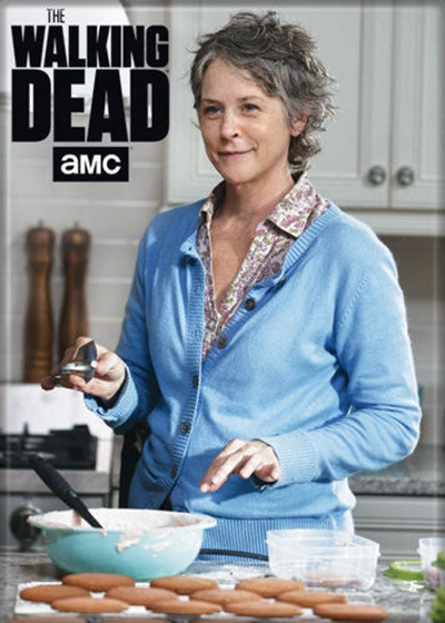 The Walking Dead TV Series Carol Making Cookies Photo Refrigerator Magnet NEW