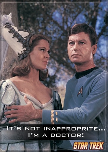 Star Trek: The Original Series I'm A Doctor Photograph Magnet, NEW UNUSED