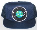 Stargate Atlantis Pegasus Galaxy Project Logo Patch on a Black Baseball Cap Hat