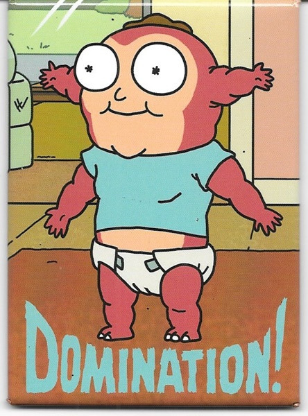 Rick and Morty Animated TV Series Morty Jr. Domination Refrigerator Magnet NEW