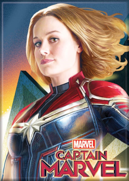 Captain Marvel Movie Carol as Captain Marvel Refrigerator Magnet NEW UNUSED picture