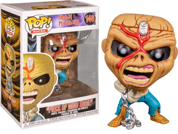 Iron Maiden Music Piece of Mind Eddie POP! Vinyl Figure Toy #146 FUNKO MIB