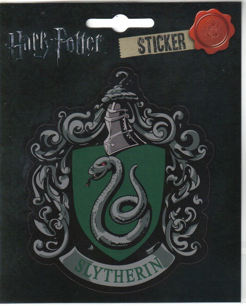 Harry Potter House of Slytherin Logo Peel Off Image Sticker Decal, NEW UNUSED picture