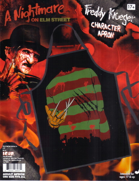 Nightmare on Elm Street Be The Character Adult Polyester Apron, NEW SEALED picture