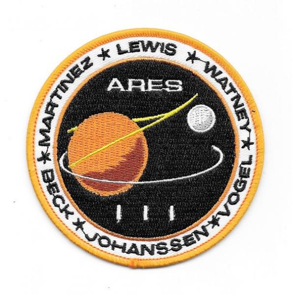 The Martian Movie Ares III Mission Crew Logo Embroidered Patch NEW UNUSED