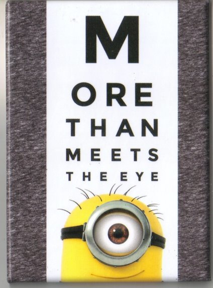 Despicable Me Movie Minion Phil More Than Meets The Eye Refrigerator Magnet NEW
