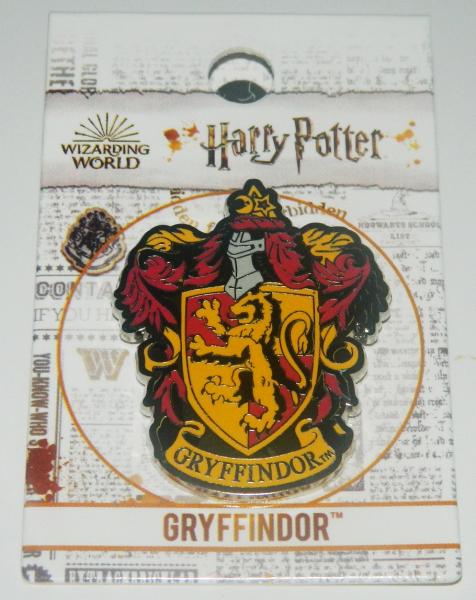 Harry Potter House of Gryffindor Crest Logo Colored Metal Lapel Pin NEW UNUSED picture