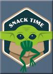 Star Wars The Mandalorian The Child Snack Time Art Image Refrigerator Magnet NEW