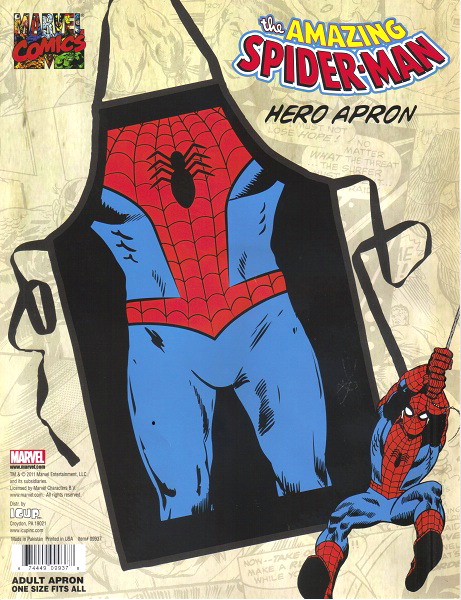 Spider-Man Character Be The Hero Adult Polyester Apron, NEW UNWORN
