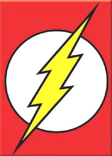 DC Comics The Flash, Lightning Logo (CD) Refrigerator Magnet NEW UNUSED picture