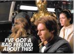 Star Wars Han Solo I've Got A Bad Feeling About This Photo Refrigerator Magnet