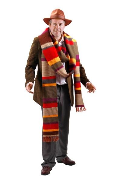 Doctor Who 4th Doctor Knitted 17 Foot Long Premium Scarf Authentic Licensed NEW