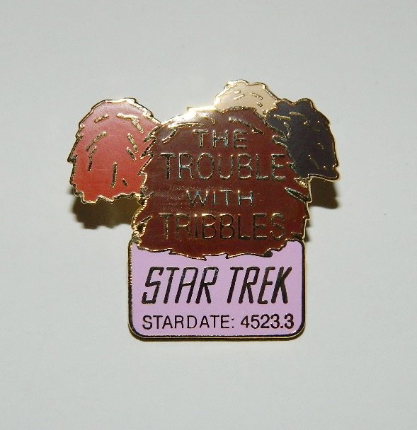 Classic Star Trek TV Series 44th Episode The Trouble With Tribbles Pin 1992 NEW picture