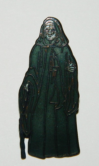Star Wars Movies The Emperor Full Figure Cloisonne Metal Pin 1998 NEW UNUSED picture