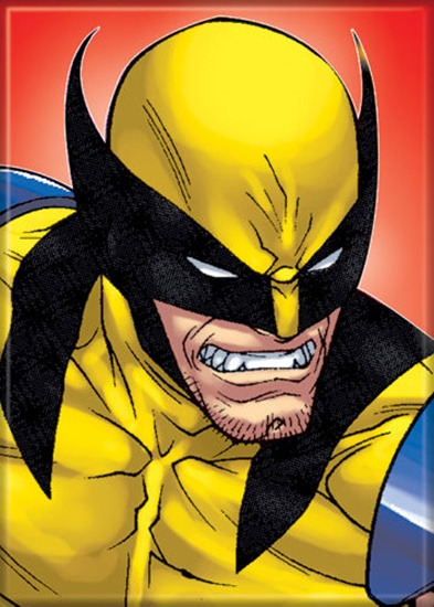 Marvel Comics X-Men Angry Wolverine Face Comic Art Refrigerator Magnet NEW