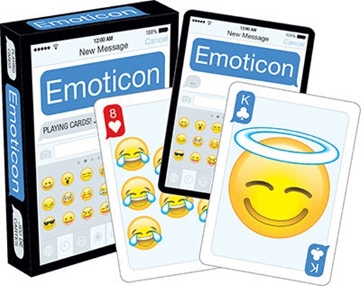 Emoticon Emoji Images Illustrated Playing Cards Clean Version, NEW SEALED