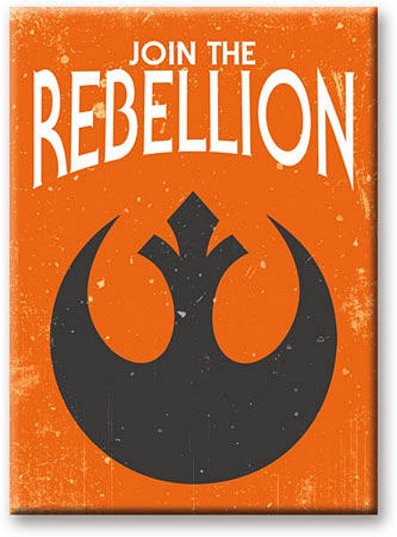 Star Wars Rebel Logo Join the Rebellion Art Image Refrigerator Magnet NEW UNUSED