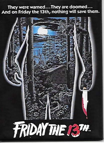 Friday the 13th Original Movie Poster One-Sheet Refrigerator Magnet NEW UNUSED