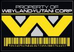 Alien Original Movie Property of Weyland-Yutanti Corp Refrigerator Magnet UNUSED
