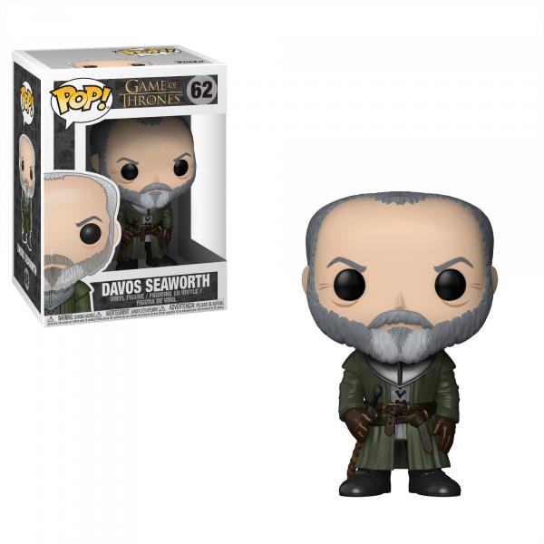 Game of Thrones Davos Seaworth Vinyl POP! Figure Toy #62 FUNKO NEW MIB