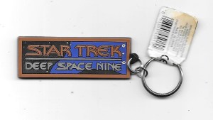 Star Trek: Deep Space Nine TV Series Name Logo Rubber Key Chain 1994 NEW UNUSED picture