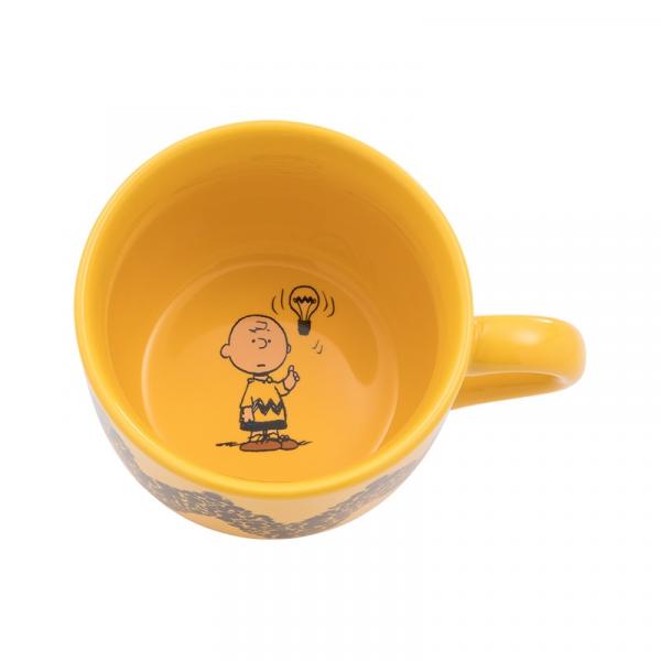 Peanuts Charlie Brown Art Images Wrap-Around Design 20 oz Ceramic Soup Mug NEW picture