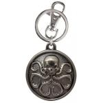 Marvel Comics Avengers Captain America Hydra 3D Logo Pewter Key Ring Keychain NEW UNUSED