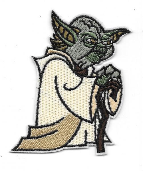 Star Wars Yoda Attack of the Clones Figure Embroidered Patch Version 3 UNUSED picture