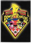 Mighty Morphin Power Rangers Group Logo Refrigerator Magnet NEW UNUSED
