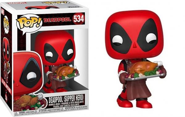 Marvel Comics Holiday Deadpool Supper Hero Vinyl POP! Figure Toy #534 FUNKO MIB picture