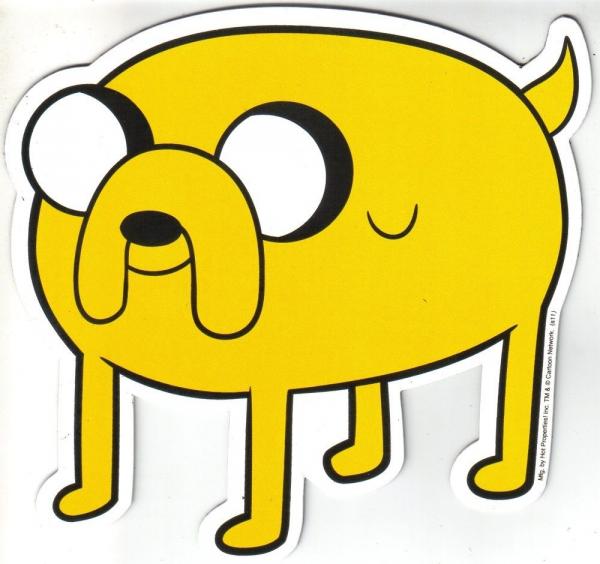 Adventure Time Jake Figure Large Car Magnet, NEW UNUSED picture