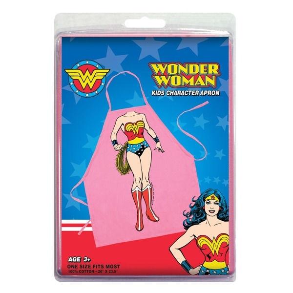 DC Comics Wonder Woman Costume Kids Character Cotton Adjustable Apron NEW SEALED