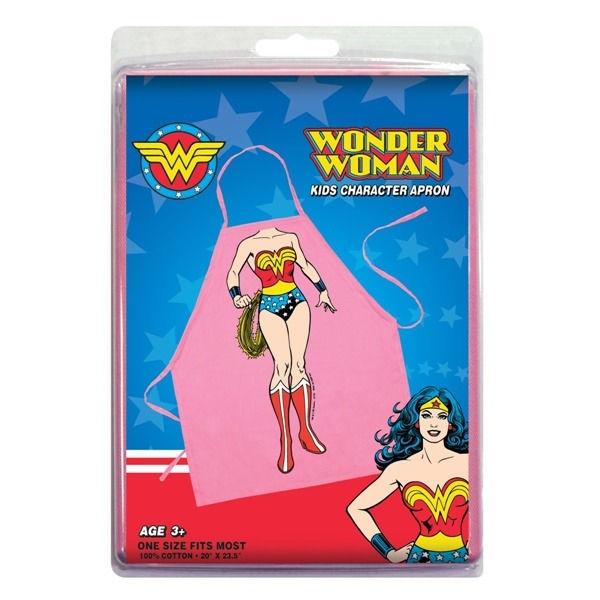 DC Comics Wonder Woman Costume Kids Character Cotton Adjustable Apron NEW SEALED picture