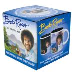 Bob Ross The Joy of Painting TV Show Self-Painting Ceramic Photo Mug NEW UNUSED