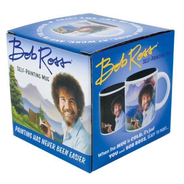 Bob Ross The Joy of Painting TV Show Self-Painting Ceramic Photo Mug NEW UNUSED picture