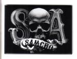 Sons of Anarchy TV Series S Skull A SAMCRO Logo Refrigerator Magnet, NEW UNUSED