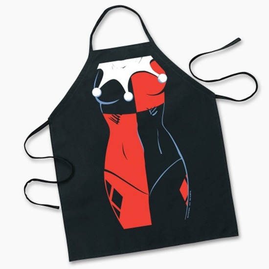 Batman, Harley Quinn Character Adult Polyester Apron NEW SEALED picture