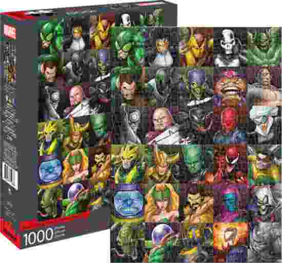Marvel Comics Villains Art Images Collage 1000 Piece Jigsaw Puzzle NEW SEALED