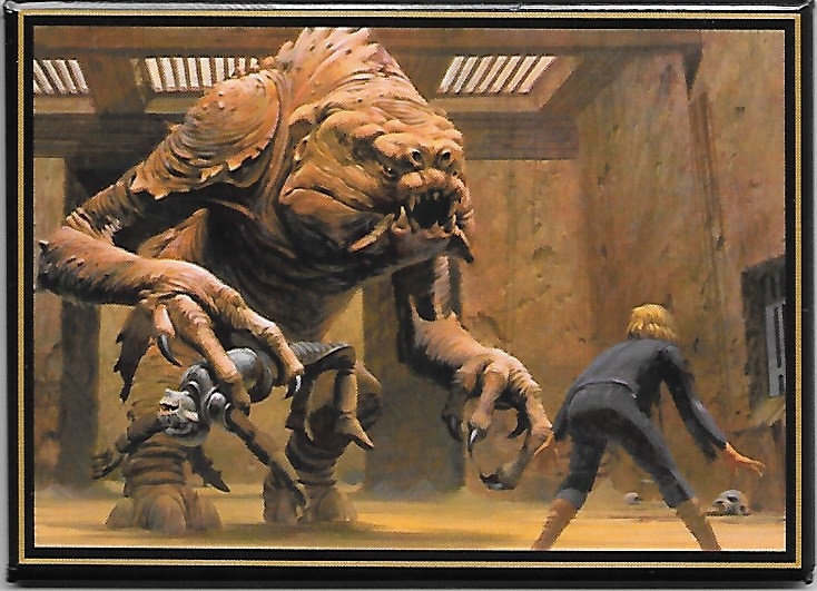 Star Wars Ralph McQuarrie Luke Rancor Concept Art Image Refrigerator Magnet NEW