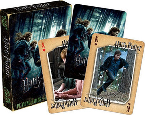 Harry Potter and the Deathly Hallows Part 1 Movie Illustrated Playing Cards, NEW