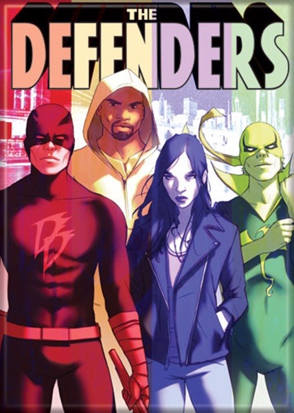 Marvel Comics The Defenders Group Comic Art Refrigerator Magnet NEW UNUSED