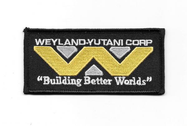 Alien Movie Weyland-Yutani Corporation Building Better Worlds Logo Patch NEW