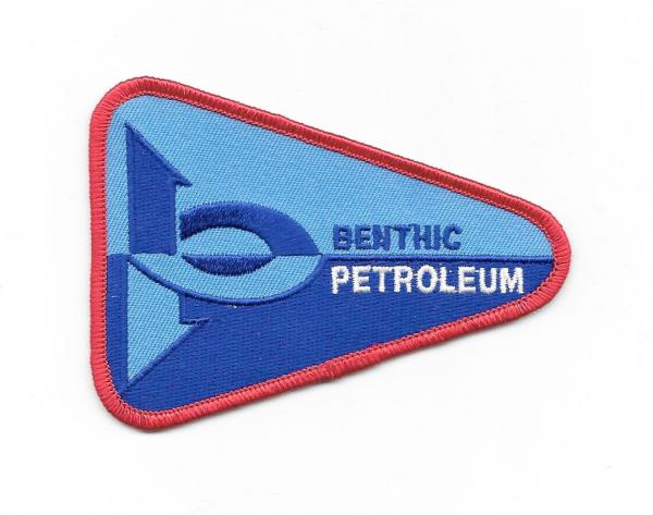 Abyss Movie Benthic Petroleum Logo Embroidered Patch, NEW UNUSED