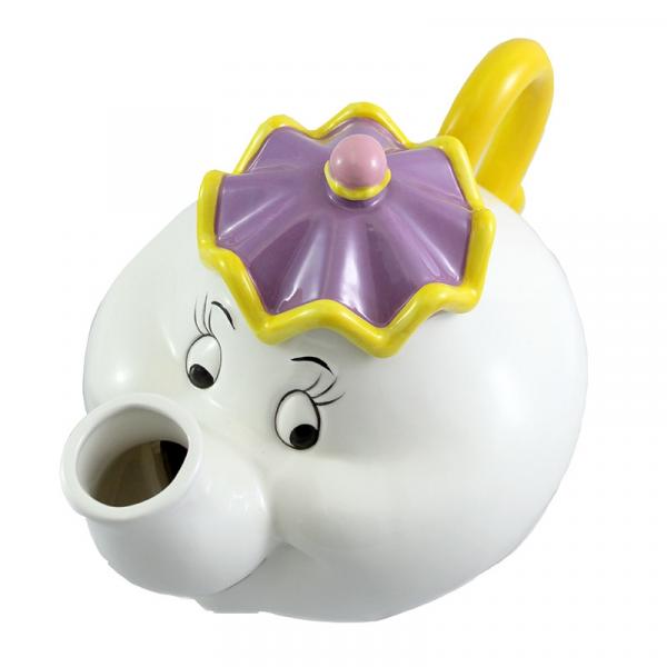 Walt Disney's Beauty and the Beast Mrs. Potts 48 oz Ceramic Teapot UNUSED BOXED picture